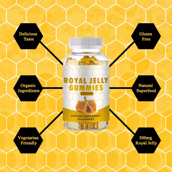 Factory Supply DHA Algal Oil Gummies Vision Health DHA Gummies Improve Memory Algal Oil Gummy